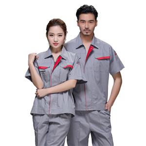 夏装短袖防静电工作服